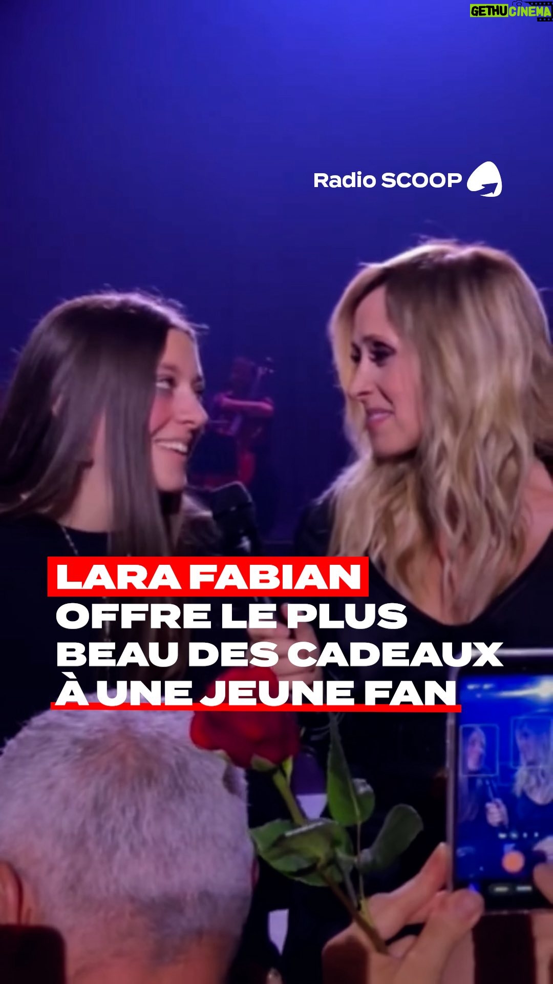 Lara Fabian - 15.3K Likes - 🤯 @larafabianofficial fait monter sur scène une jeune fan pour réaliser son rêve ! 

Si vous avez aimé sa performance, soutenez @margotmusic_ 🫶

Auriez-vous aimé être à sa place ?

📸 : @margotmusic_ 

.
#RadioSCOOP #LaraFabian