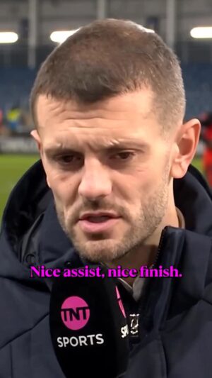Laura Woods Instagram - “That’s the FA Cup” 🏆
Jack Wilshere speaks to the crew after his side’s thrilling 4-3 win over Forest Green Rovers 🔥