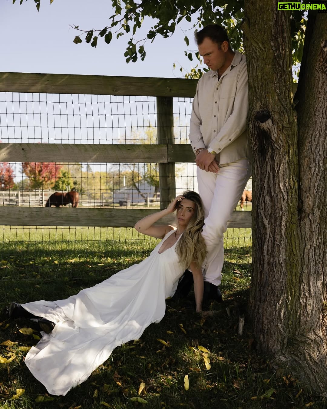 Lauren Luthringshausen - 34.9K Likes - I think you’re supposed to take engagement photos right after you get engaged not a couple weeks before the wedding but we’ve never loooved the typical timing of things 🥰🥹🤍💍