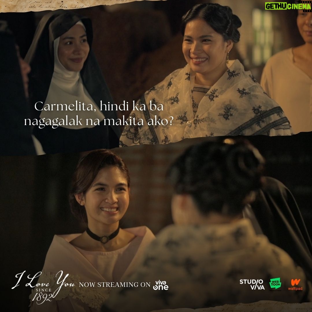 Louise delos Reyes - 393 Likes - Meet and greet with the great grandmother, char!!

Mapapanood na ang EPISODE 3 ng ‘I LOVE YOU SINCE 1892’ dito lang sa Viva One: https://share.vivaone.ph/Iloveyousince1892sv

Ikatlong Kabanata Ligaw Tingin
#ILYS1892LigawTingin
#ILoveYouSince1892
#HeavenPeralejo
#JeromePonce
#JosephMarco
#StudioViva #VivaOne
#Wattpad #WebtoonProductions