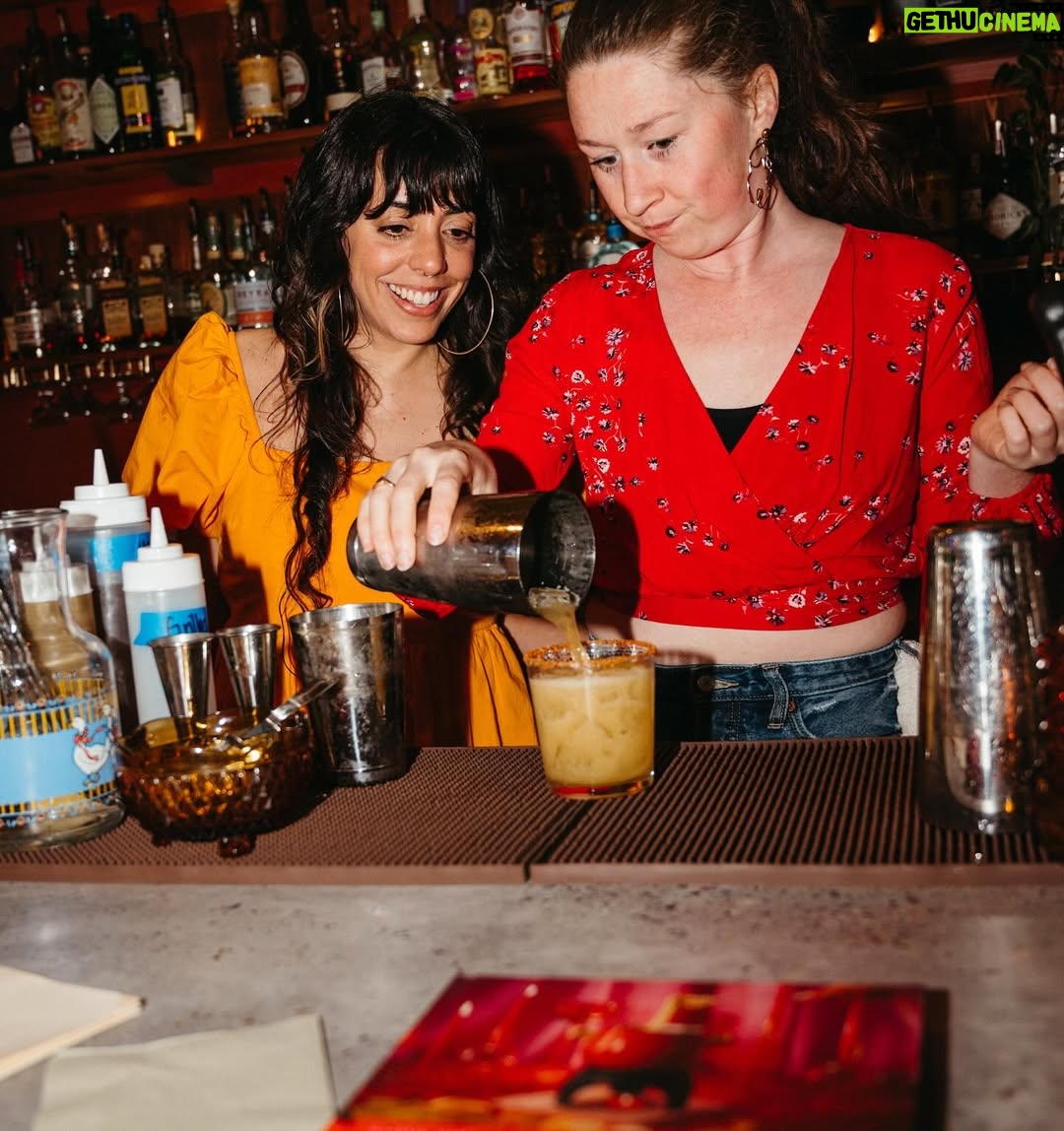 Mamrie Hart - 15.7K Likes - We didn’t just kick off this tour. We gave it a round house to the teeth! 🍹 Perfect night of cocktails and laughs and THIS SKIRT to celebrate ALL I THINK ABOUT IS FOOD. ✨ 

HUGEST thanks to @rouxportland for putting this whole shindig together. I love y’all 😭 Thank you to my fav bar in Portland @dearsandypdx for hosting! @katesicecream for serving perfect scoops 🍨 And @goldfinchcollective for being so CHARMing and @braaschley for being a booze goddess 

📸 All photos by genius @yeticorn_