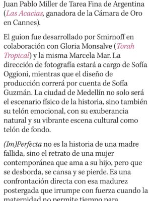 Marcela Mar Instagram - Estamos en @hollywoodreporteree 🥳

Pronto iniciamos rodaje de @imperfectafilm en #Medellin y vamos con todos los poderes equipo💥

@dianacamargo @nataistan @drolasjavier @arantzis @jowitabot @sofiaoggioni @soficienta @corzoandrea  @laberintocinetv @juangarcesaristizabal @thechefisback @tareafinacine @ganas.producciones #produccionesconganas