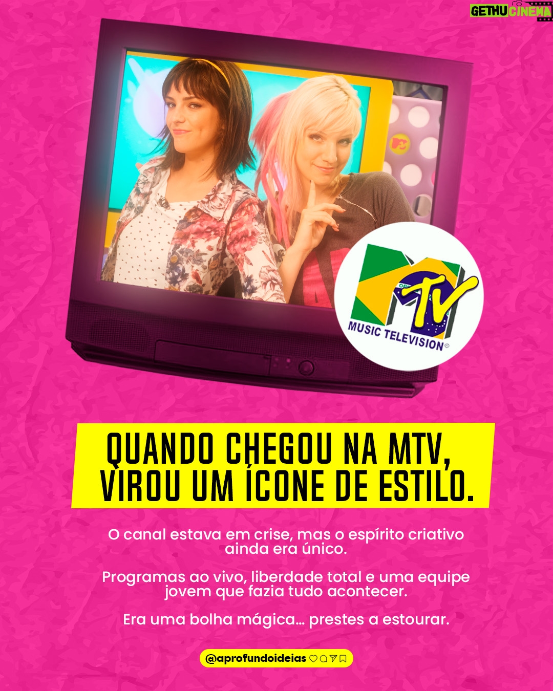 MariMoon - 3.3K Likes - 🌟 Antes das redes sociais, do YouTube e do Instagram… já existia @marimoon.

Ela foi a primeira digital influencer do Brasil, quando isso nem tinha nome ainda.

Rainha da MTV, ícone alternativo, inspiração pra toda uma geração.
Mas por trás do cabelo colorido e da pose confiante, existia uma jovem enfrentando ansiedade, burnout e o colapso da emissora que a lançou.

Hoje, ela abre o jogo no Aprofundamos e essa conversa é tudo que você precisava ouvir.

🚨 Assista agora no YouTube. Link na bio.

#entrevista #documentário #mtv #anos2000 #nostalgia