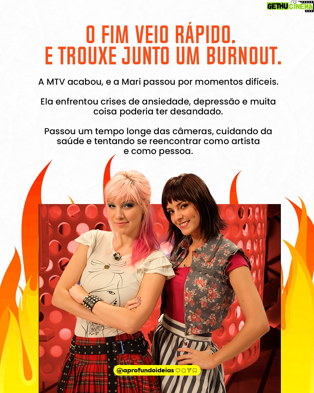 MariMoon - 3.3K Likes - 🌟 Antes das redes sociais, do YouTube e do Instagram… já existia @marimoon.

Ela foi a primeira digital influencer do Brasil, quando isso nem tinha nome ainda.

Rainha da MTV, ícone alternativo, inspiração pra toda uma geração.
Mas por trás do cabelo colorido e da pose confiante, existia uma jovem enfrentando ansiedade, burnout e o colapso da emissora que a lançou.

Hoje, ela abre o jogo no Aprofundamos e essa conversa é tudo que você precisava ouvir.

🚨 Assista agora no YouTube. Link na bio.

#entrevista #documentário #mtv #anos2000 #nostalgia