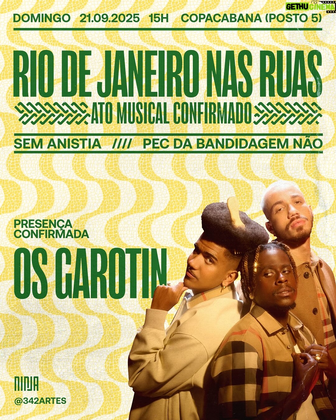 Maria Gadú - 156.2K Likes - Mais nomes de peso da música brasileira confirmados domingo! @mariagadu, @amarinasena e @osgarotin também estarão presentes. Fiquem atentos nas nossas redes para mais informações.

#pecdabandidagemnão #semanistia