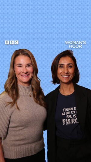 Melinda Gates Instagram - ‘A woman has to be well to do well in life’
 
@melindafrenchgates joined @itsanitarani in the Woman’s Hour studio today and spoke about why she thinks women’s health needs to be better funded.
 
The philanthropist is most well-known for co-founding the Bill and Melinda Gates Foundation in 2000 with her then husband, Microsoft founder Bill Gates.
 
But since their divorce, she has left their joint enterprise and set up her own, Pivotal Ventures, which has one purpose: To put power into the hands of women.
 
Her company, along with the non-profit Wellcome Leap, have committed $100 million to women’s health research.
 
Melinda told Anita why she felt so passionate about focusing on this, and what she hopes will change.
 
Listen to the full interview on @bbcsounds – it’s the Woman’s Hour episode from 3 October 🎧
.
.
.
#bbcwomanshour #bbcradio4 #womenshealth