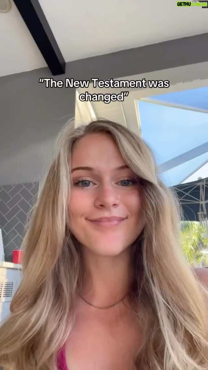 Mia Dinoto - 11.2K Likes - Has the New Testament been changed? 🤔
Watch the full video to find out what would have needed to happen for that to be true!

‼️This is pt.1 of my new series for evidence on why you can trust the Bible. Follow for more!

➡️Save and share with a friend to spread the truth about the claim that the New Testament has been changed. 

(I highly recommend watching the full sermon on YouTube “Why I Choose to Believe The Bible | Voddie Baucham”)

#Bible #Scripture #Apologetics #History #Manuscripts #Truth #Faith #VoddieBaucham #TruthSeeker