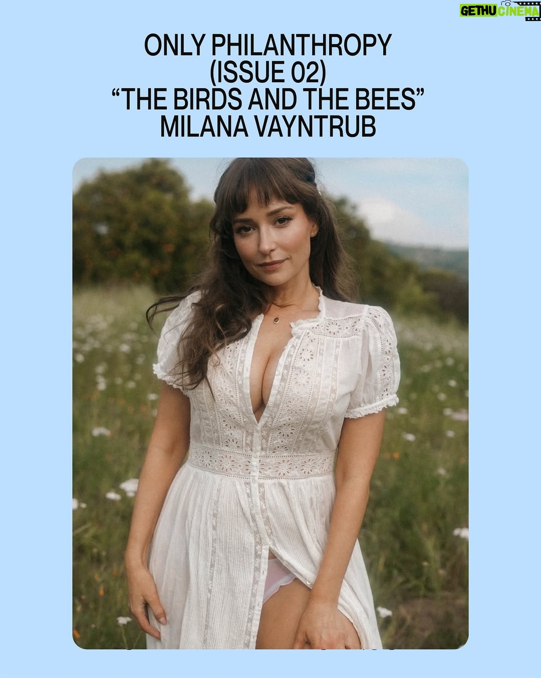Milana Vayntrub - 41.5K Likes - I did another flirty photoshoot & and I want to do something good with it again.  
In March, you helped me fundraise for a single mom who lost everything in the LA fire, and I think we should do it again. This time,  I’m hoping to fulfill over 30 GoFundMes for disabled families effected by the same fire… with your help!

Turns out this little @onlyphilanthropy experiment actually worked. 

So… shall we do it again? 😏 

This is how it works:
You give. I give (a few flirty pics). We help people who really need it. 

Let’s trade some playful, exclusive content for real-world impact.

Link in bio.