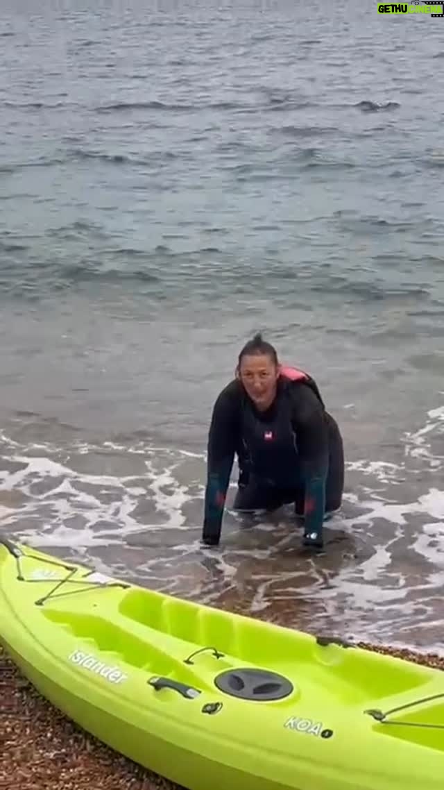 Miranda Hart - 27.5K Likes - Still not very good at the kayak dismount 🤣 #suchfun