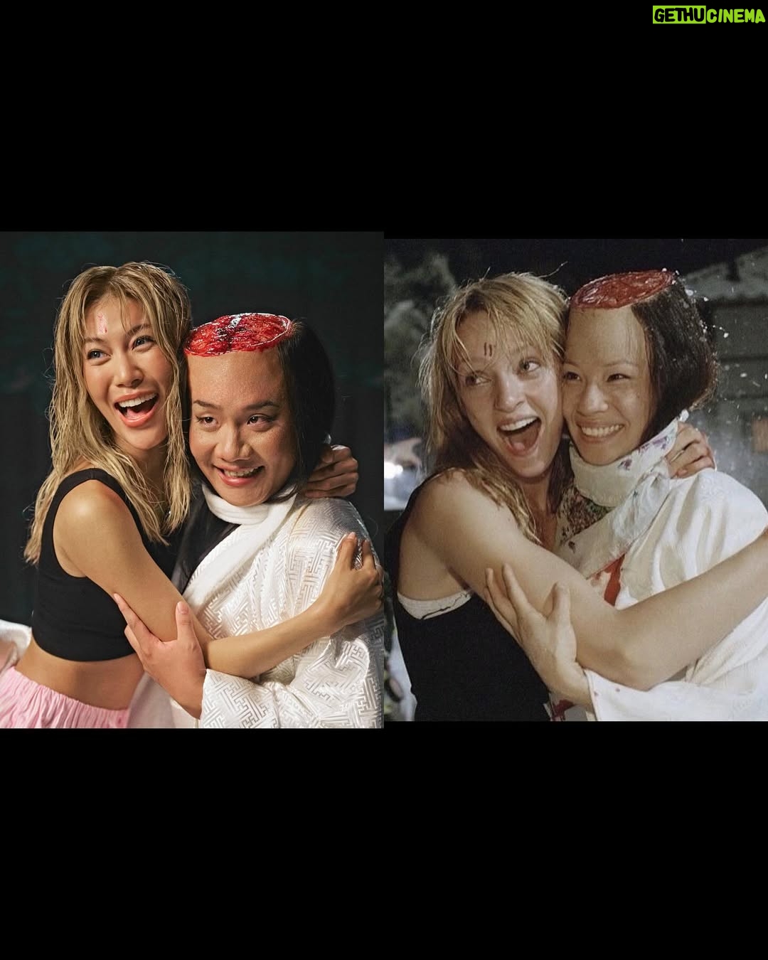 Molly Chiang - 67.9K Likes - Molly Halloween 2025 Kill Bill❤️‍🔥🖤🎃

For the photos, I actually handpicked all the original movie stills first, then we recreated every single one from scratch.🙂‍↕️😆😂

Which shot is your favorite? 🎬💛
-
莫莉萬聖節2025 《追殺比爾》平面照來了！！！🙌🏾🎃

今年最愛的一張
就是第三張🤣🤣🤣
烏瑪舒曼跟劉玉玲在片場的這張腦袋開花擁抱花絮照😂
必須跟阿翰拍一張吧！！！

平面照片也是我先找好所有原版電影的劇照
然後我們全部照著劇照翻拍

你們最愛哪一張？