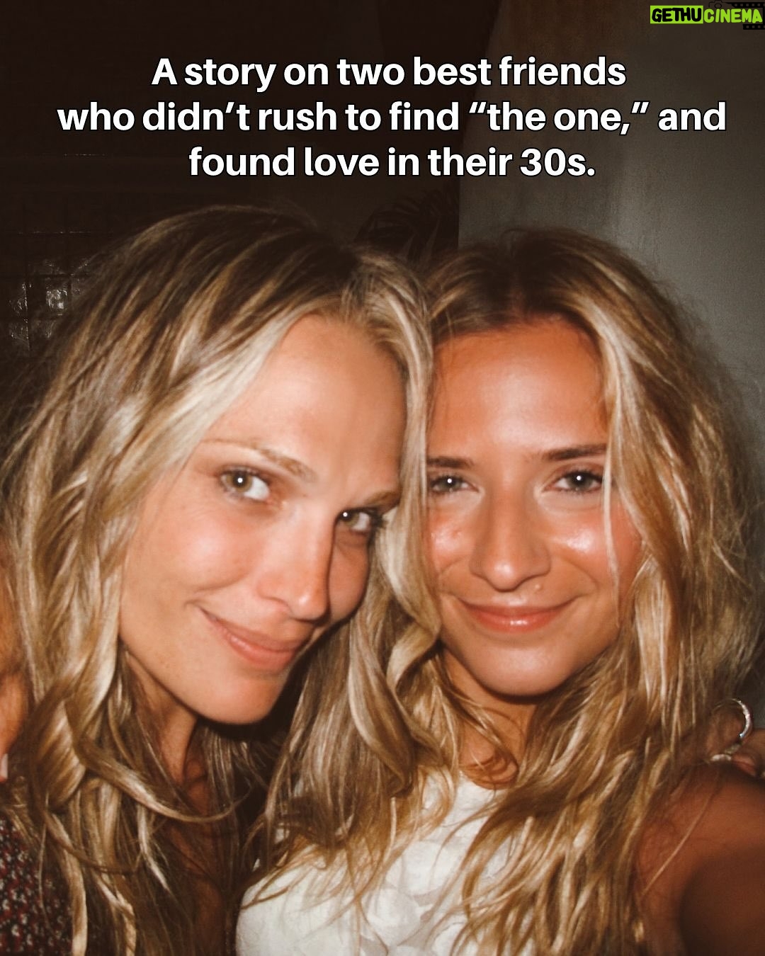 Molly Sims - 55.7K Likes - Some stories take a little longer to unfold. Tune in for one of our most requested podcast topics tomorrow. Finding love later in life❤️