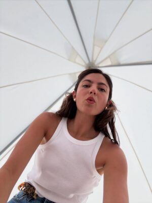 Monica Barbaro Instagram - Glasto was full of hot days, new friends, reunions, Alanis therapy, Loyle Carner soothing, dancing to Parcels as the sun set and a whole lotta love all around… legs still dead but soul’s replenished.