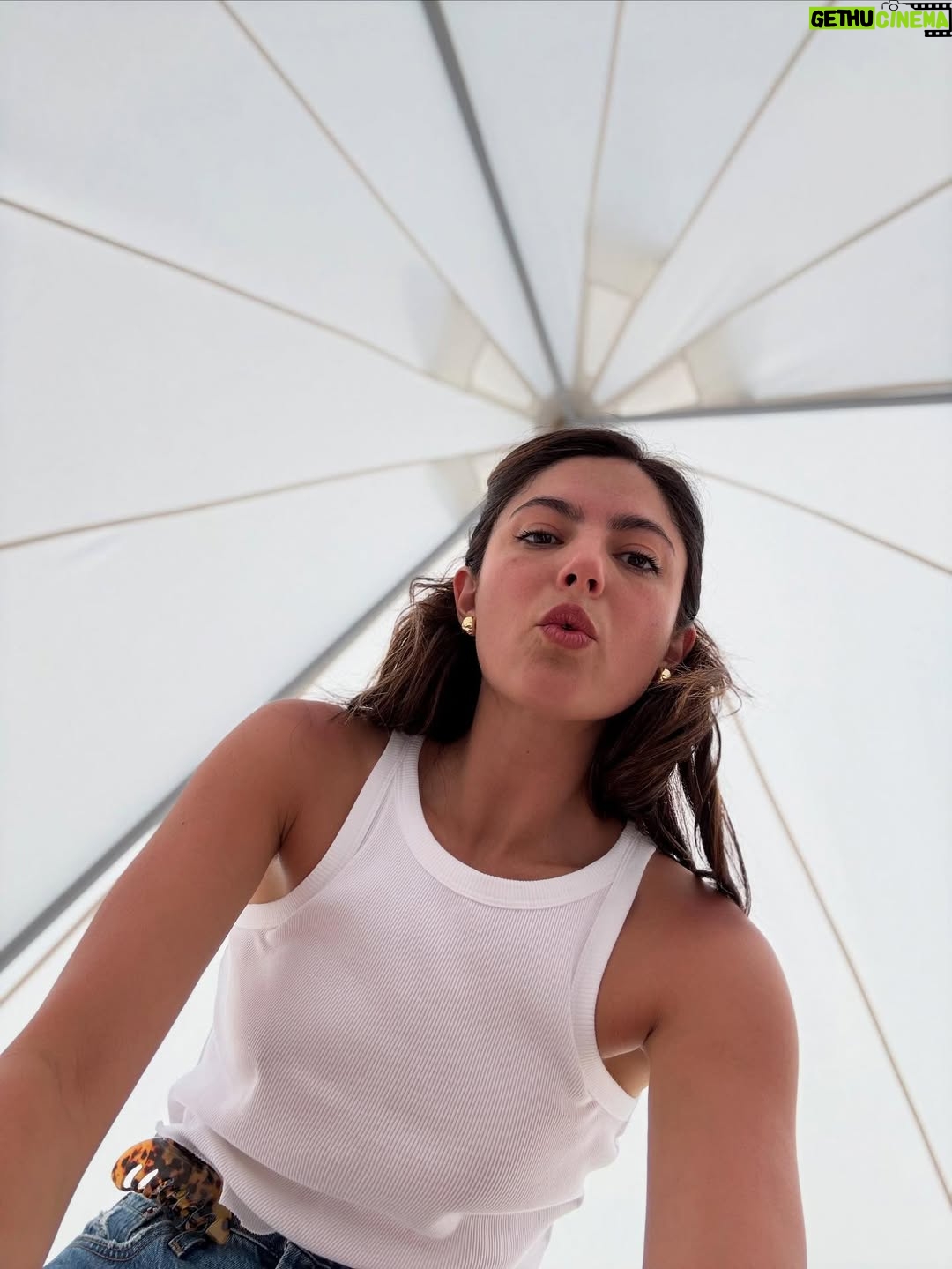 Monica Barbaro - 137.3K Likes - Glasto was full of hot days, new friends, reunions, Alanis therapy, Loyle Carner soothing, dancing to Parcels as the sun set and a whole lotta love all around… legs still dead but soul’s replenished.
