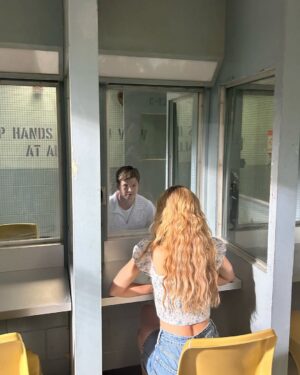 Nikki Roumel Instagram - Some fun bts facts: (my caption deleted earlier) the tattoo scene was originally written in season one back in 2019, Ben is nothing like Gil in real life so it was always so cool seeing him transform during our scenes! The photo for Georgias fake ID I took in my hallway with a ring light and self timer and I got to shoot two amazing projects while simultaneously filming G&G season 3: an episode of Ghosting S2 @ghostingseries in Nova Scotia and Our Family Pride in Florida @ourfamilypride 💗🍑