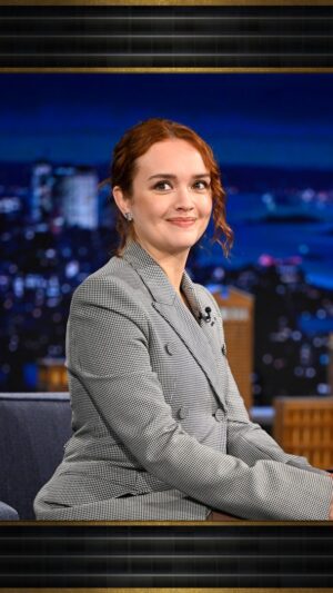 Olivia Cooke Instagram - @livkatecooke wants to ride a dragon like a bucking bronco in @houseofthedragonhbo 😂 #FallonTonight #HOTD