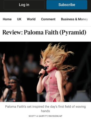Paloma Faith Instagram - I’ve hit ONE MILLION FOLLOWERS TONIGHT! just want to say thank you all new and old. I did think I would thank you all by upgrading you to the more x rated content like a celebratory pic of my boobs but my management said it would cheapen the experience of getting this far and I’ve never used my body to sell anything so I’ve made a carousel of some of my personal career highlights. 

Tune in for more silliness as we go along