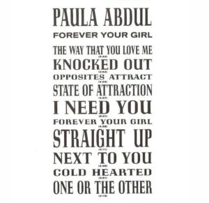 Paula Abdul Instagram - It’s wild to think that Forever Your Girl hit #1 on this day back in 1989, 16 months after its release. That album changed my life, not just because of its success, but because it brought me closer to all of YOU. The love and support you’ve given me since has meant everything. Forever grateful and forever your girl ♥️✨ XoP