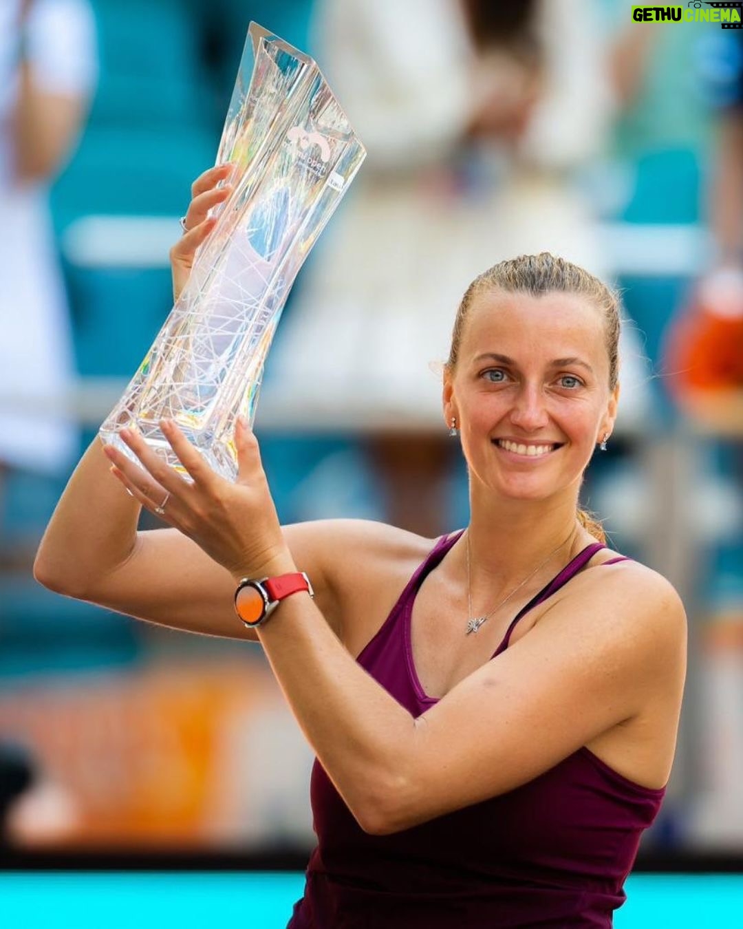 Petra Kvitová - 35.5K Likes - Tennis — it’s tough to put into words how much I will miss you. You have been my greatest teacher, my toughest challenge, and my lifelong love. You shaped me into a fighter, you gave me reason to believe in my dreams and you gave me the best moments of my life. I always found peace while playing. I felt like being Petra Kvitová was being out there alone, fighting for every last point, celebrating with a pojd, losing with grace. Tennis, you are part of my identity and always will be.

To my coach and husband Jiri, my team and my family - thank you. For every tear, and every triumph. We have been through it all and more! My career would not have been possible without your dedication and your belief in me. Thank you, also, to all the coaches who worked with me along the way, you shaped me into the player I became. 

To my fans — your love and support lifted me through the highs and the lows. You cheered me on through every match, and I felt your energy with me every step of the way. I will miss my Team Petra, but we are Team Petra forever!

This isn’t goodbye to tennis completely. I’m stepping into a new chapter of my life and though I don’t know exactly what it will look like yet, I’m excited to be home with my son Petr and to put my suitcases to one side for now.

With love, Petra