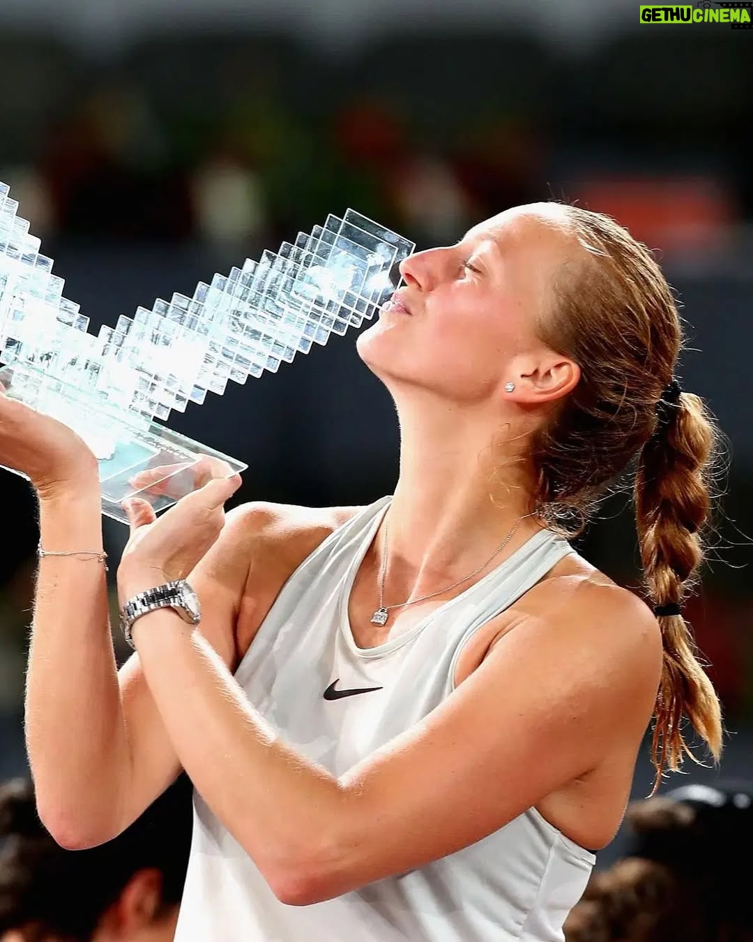 Petra Kvitová - 35.5K Likes - Tennis — it’s tough to put into words how much I will miss you. You have been my greatest teacher, my toughest challenge, and my lifelong love. You shaped me into a fighter, you gave me reason to believe in my dreams and you gave me the best moments of my life. I always found peace while playing. I felt like being Petra Kvitová was being out there alone, fighting for every last point, celebrating with a pojd, losing with grace. Tennis, you are part of my identity and always will be.

To my coach and husband Jiri, my team and my family - thank you. For every tear, and every triumph. We have been through it all and more! My career would not have been possible without your dedication and your belief in me. Thank you, also, to all the coaches who worked with me along the way, you shaped me into the player I became. 

To my fans — your love and support lifted me through the highs and the lows. You cheered me on through every match, and I felt your energy with me every step of the way. I will miss my Team Petra, but we are Team Petra forever!

This isn’t goodbye to tennis completely. I’m stepping into a new chapter of my life and though I don’t know exactly what it will look like yet, I’m excited to be home with my son Petr and to put my suitcases to one side for now.

With love, Petra