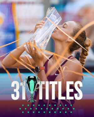 Petra Kvitová Instagram - A Champion Forever! 🏆

31 Singles Titles. 2x Wimbledon Champion. WTA Finals Winner. And so much more! 

Congratulations, @petra.kvitova, on an incredible & inspiring career! 🫶