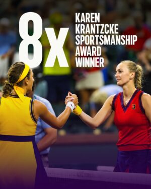 Petra Kvitová Instagram - A Champion Forever! 🏆

31 Singles Titles. 2x Wimbledon Champion. WTA Finals Winner. And so much more! 

Congratulations, @petra.kvitova, on an incredible & inspiring career! 🫶
