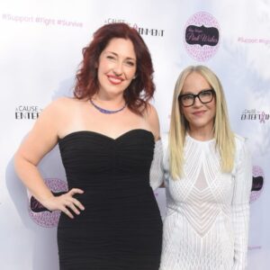 Rachael Harris Instagram - ‘A Cause For Entertainment’ Gala 
Benefiting @shaysharpespinkwishes 💗

Dress: @moniquesinghofficial 
Heels: @schutz 
Makeup: @robertti 
Hair: @kaileystylezz 
Glow: @holytans 
Nails: @paintedprettynailbar 
Stylist: @anandarose 
Tailoring: @mrs.jun.tailor 

@tfg.pr