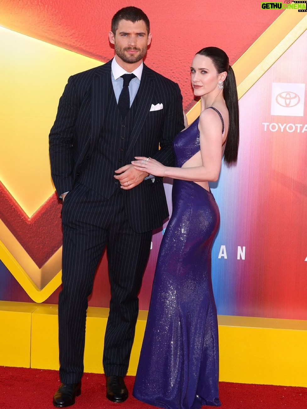 Rachel Brosnahan - 176.7K Likes - LA, thank you for the warm welcome home. I love this super family with my whole heart and can’t wait for you all to see them shine in our movie. 

Thank you @ralphlauren for this insane dress and @davidyurman for the ✨

#Superman premieres worldwide July 11. Do you have your tickets yet?