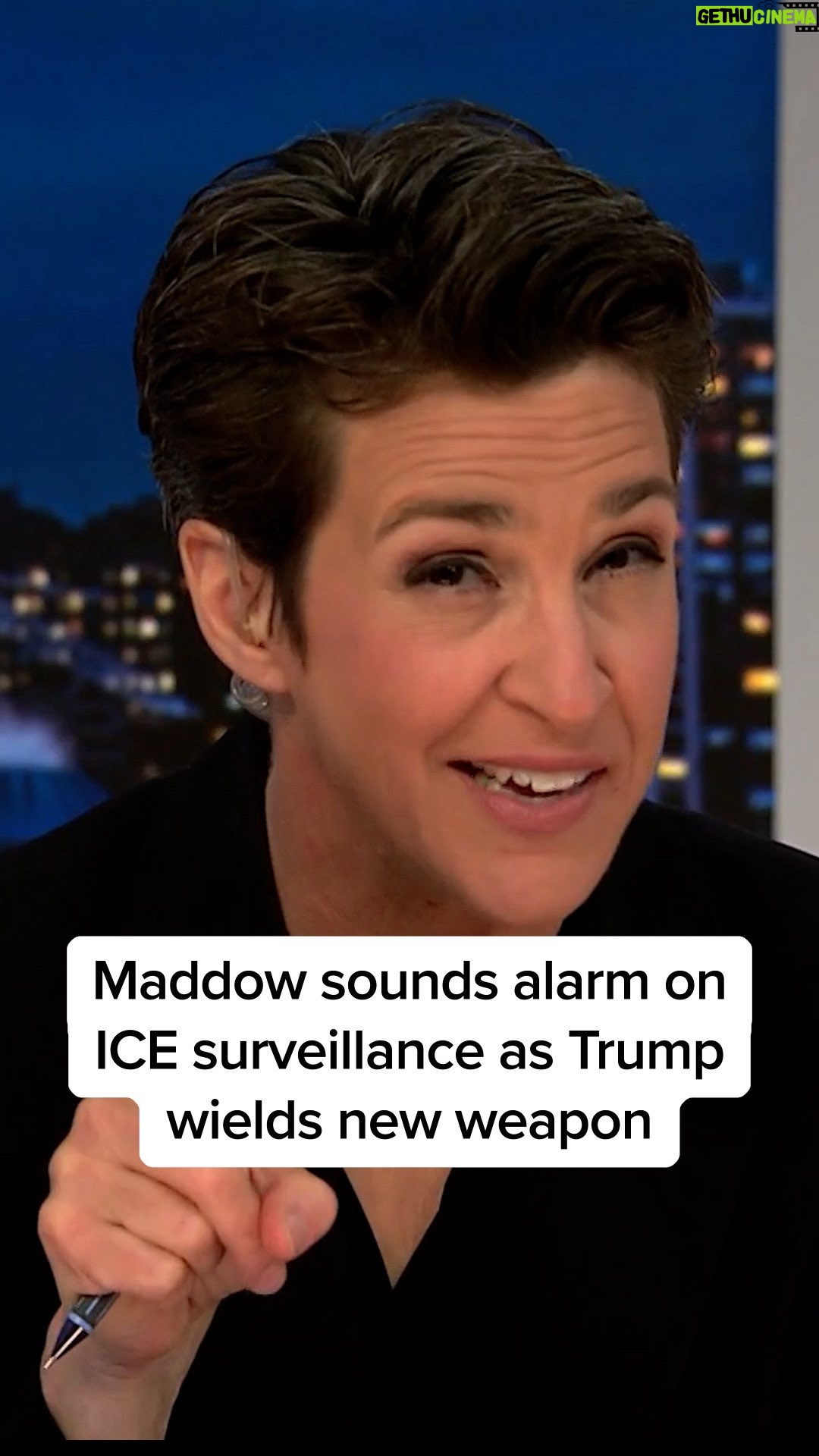 Rachel Maddow - 23K Likes - Rachel Maddow reflects on her warning from April about the Trump administration’s use of Americans’ data.

“... we are learning about one very specific way the Trump administration is gaining new power and control over us that they have never had before. And it is this sudden and rapid escalation in the surveillance capabilities they are buying for ICE, including technology that could allow ICE to hack into people’s cell phones and see everything that person is doing without the phone’s owner ever knowing that the government is in there.”