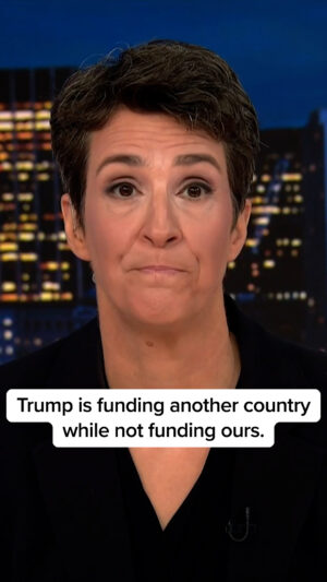 Rachel Maddow Instagram - Why, when our own government is shut down, are we giving another country $20 billion to keep their government going?