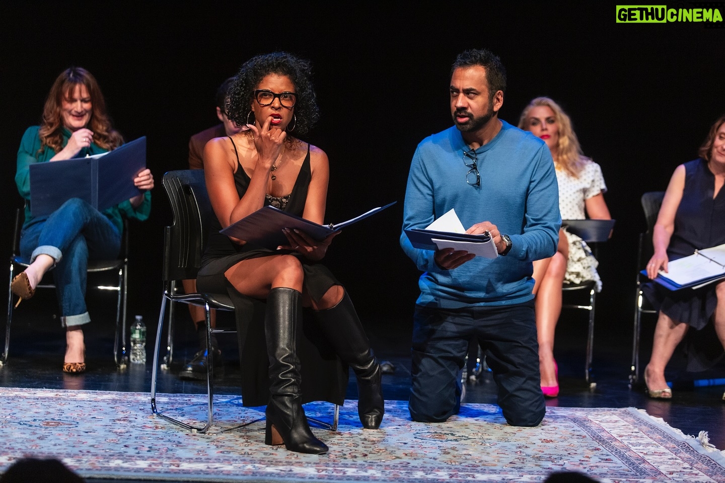 Renée Elise Goldsberry - 27.9K Likes - A group of actors came together last night to cold read 7 episodes of a soap opera! From Llanview to Beverly Hills… My heart will always beat for SOAPS! 🫧

Thx to:
 
@Michaelausiello for dreaming up #BEVERLYHILLS when he was a soap opera-loving KID!

🤓 @BusyPhilipps for letting me borrow your glasses! 

💕@SMY28 for showing up in the #Girls5Eva jacket- Keep hope alive!

#OneLifeToLive I will always love you. 

#BeverlyHillsFanClub 📸 @emilcohen