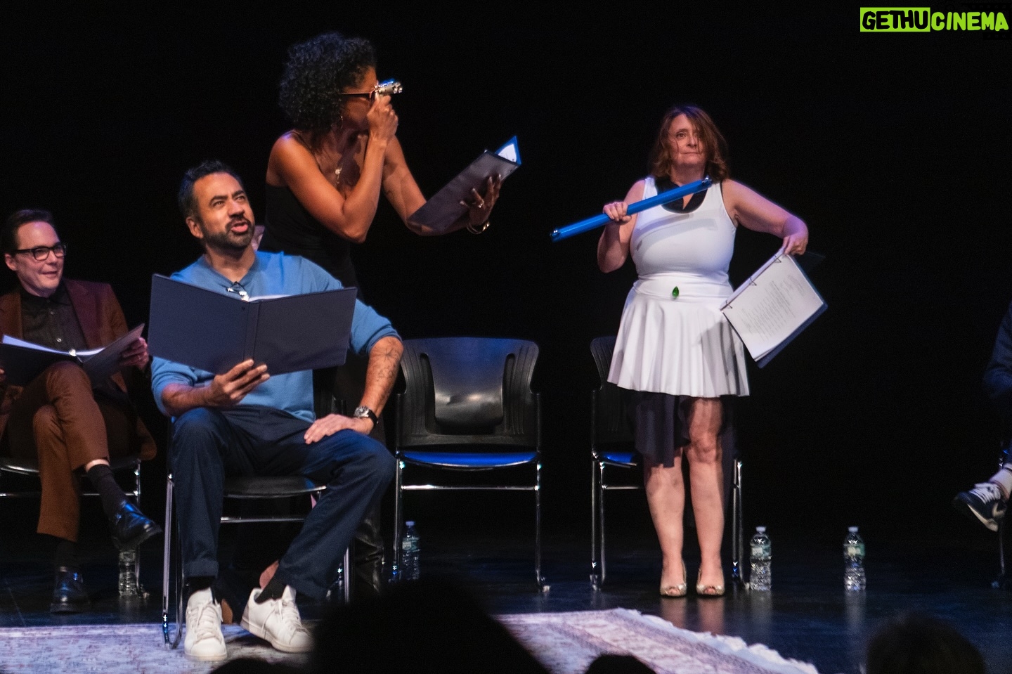 Renée Elise Goldsberry - 27.9K Likes - A group of actors came together last night to cold read 7 episodes of a soap opera! From Llanview to Beverly Hills… My heart will always beat for SOAPS! 🫧

Thx to:
 
@Michaelausiello for dreaming up #BEVERLYHILLS when he was a soap opera-loving KID!

🤓 @BusyPhilipps for letting me borrow your glasses! 

💕@SMY28 for showing up in the #Girls5Eva jacket- Keep hope alive!

#OneLifeToLive I will always love you. 

#BeverlyHillsFanClub 📸 @emilcohen