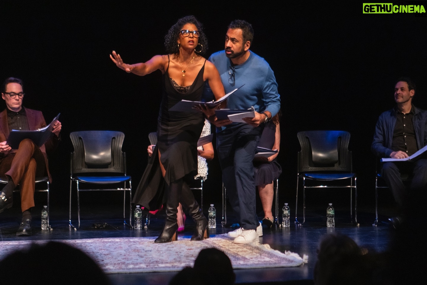 Renée Elise Goldsberry - 27.9K Likes - A group of actors came together last night to cold read 7 episodes of a soap opera! From Llanview to Beverly Hills… My heart will always beat for SOAPS! 🫧

Thx to:
 
@Michaelausiello for dreaming up #BEVERLYHILLS when he was a soap opera-loving KID!

🤓 @BusyPhilipps for letting me borrow your glasses! 

💕@SMY28 for showing up in the #Girls5Eva jacket- Keep hope alive!

#OneLifeToLive I will always love you. 

#BeverlyHillsFanClub 📸 @emilcohen