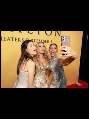 Renée Elise Goldsberry Instagram - 1. Gifted with this silver sequins gown. Ready to shine in @sergiohudson!

2. Giving my best over the shoulder to show off the slit in this dress. “Who, me?!”

3. My husband and my daughter! By my side.

4. My sisters! Yes, we coordinated beforehand. Silver and gold!

5. Called Lin to find out what he was wearing too! Coordination! 😉🥰

6. Sydney and I didn’t have to coordinate! Both showed up shining. Great minds! (Thx for the vid @maclovic)

7. Almost all of us…So happy together!

8. My niece @KaylaGoldsberry! Best date ever!

9. Red carpet candid!

10. Me and Kimani! Her love lifts our family. 

11. Ant and Eph!

12. My heart exploded when I saw my G5E sister! @BusyPhilipps

13. @oaksmash! Congratulations!

14. My baby girl

15. Ron Chernow. It all started with your book.

16-19. After the party is the after party! Thx for hosting Ant! 

20. FaceTime with Groff on the way home. Everyone was there in spirit!