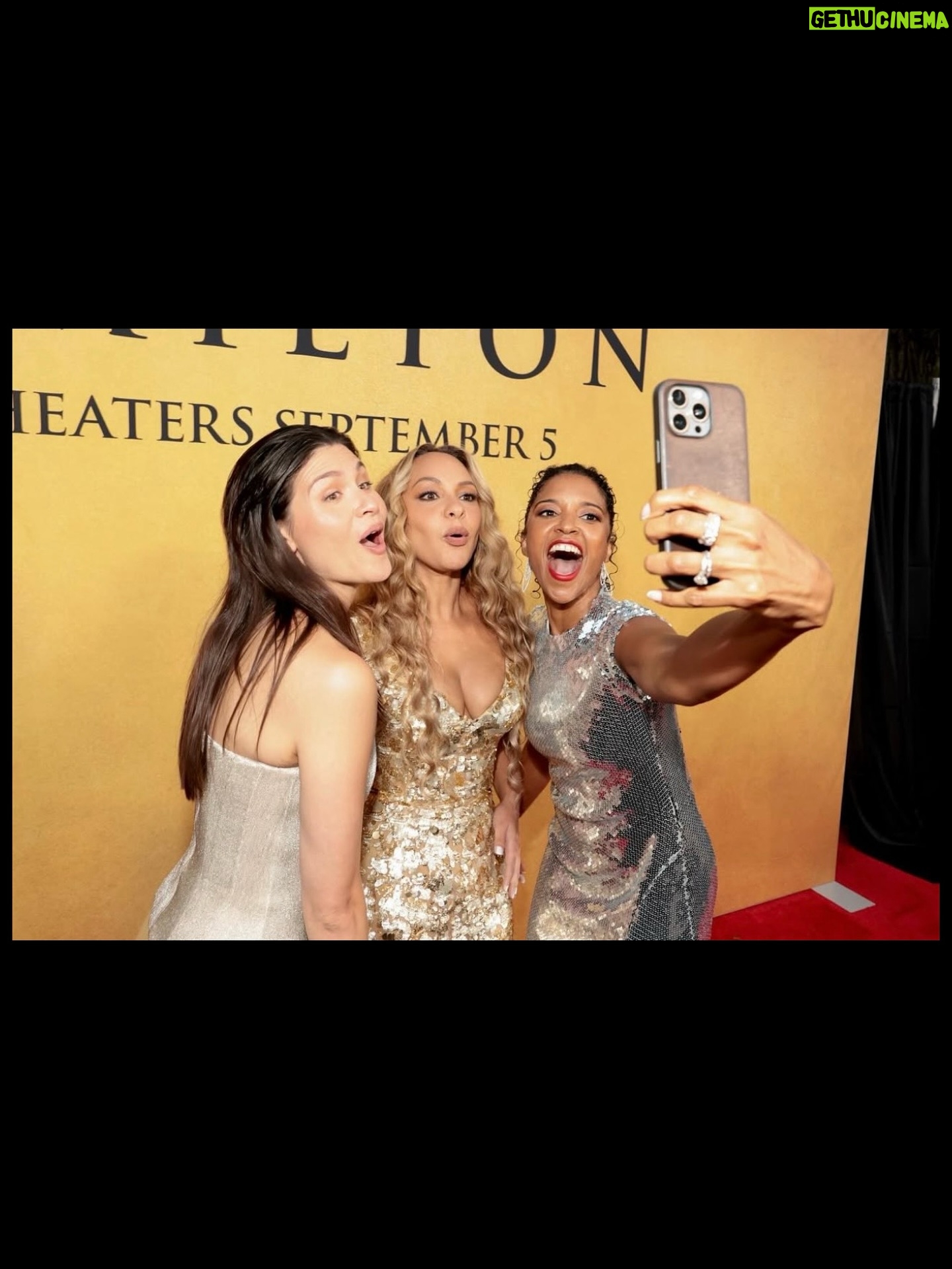 Renée Elise Goldsberry - 24.1K Likes - 1. Gifted with this silver sequins gown. Ready to shine in @sergiohudson!

2. Giving my best over the shoulder to show off the slit in this dress. “Who, me?!”

3. My husband and my daughter! By my side.

4. My sisters! Yes, we coordinated beforehand. Silver and gold!

5. Called Lin to find out what he was wearing too! Coordination! 😉🥰

6. Sydney and I didn’t have to coordinate! Both showed up shining. Great minds! (Thx for the vid @maclovic)

7. Almost all of us…So happy together!

8. My niece @KaylaGoldsberry! Best date ever!

9. Red carpet candid!

10. Me and Kimani! Her love lifts our family. 

11. Ant and Eph!

12. My heart exploded when I saw my G5E sister! @BusyPhilipps

13. @oaksmash! Congratulations!

14. My baby girl

15. Ron Chernow. It all started with your book.

16-19. After the party is the after party! Thx for hosting Ant! 

20. FaceTime with Groff on the way home. Everyone was there in spirit!