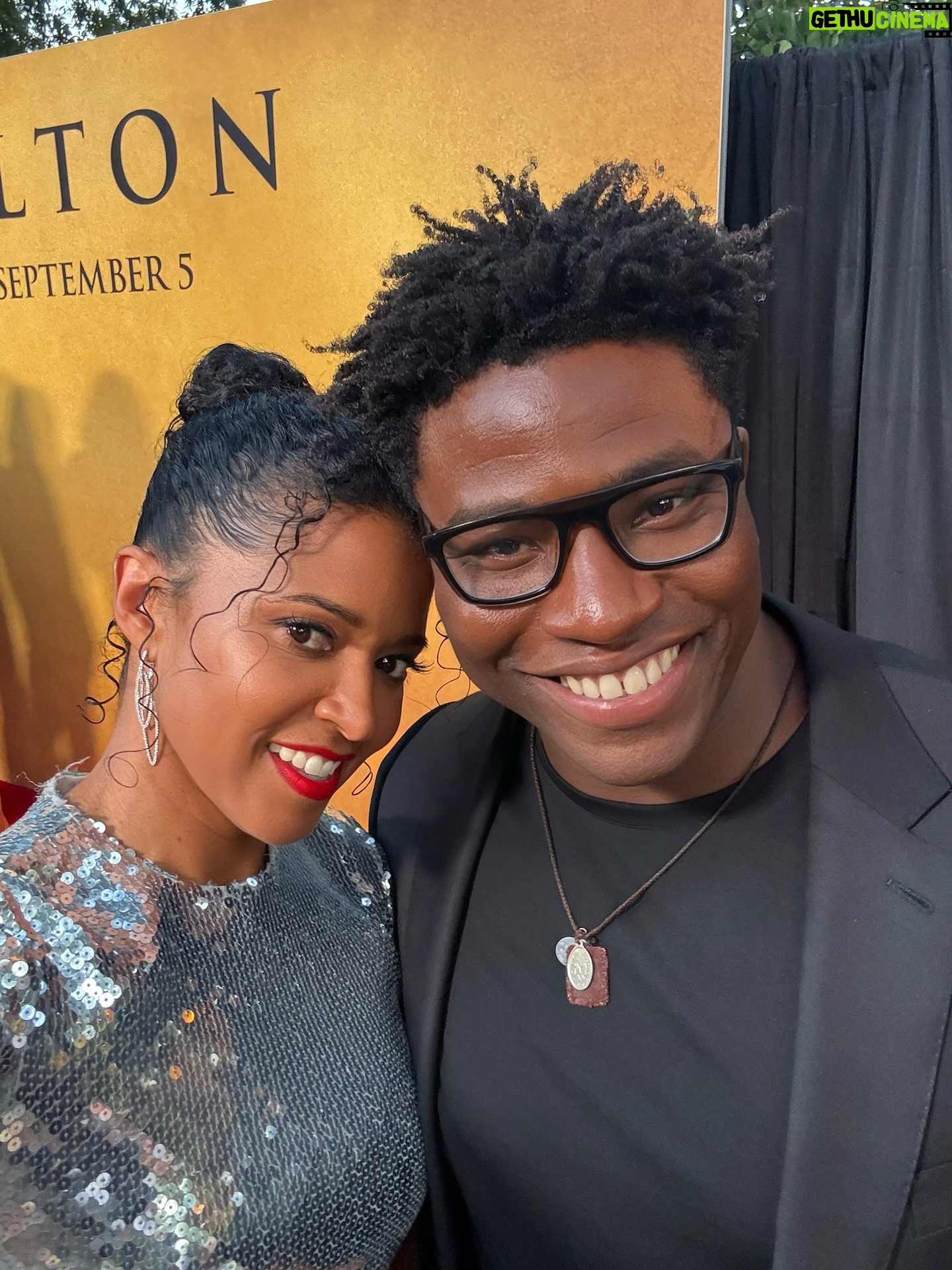Renée Elise Goldsberry - 24.1K Likes - 1. Gifted with this silver sequins gown. Ready to shine in @sergiohudson!

2. Giving my best over the shoulder to show off the slit in this dress. “Who, me?!”

3. My husband and my daughter! By my side.

4. My sisters! Yes, we coordinated beforehand. Silver and gold!

5. Called Lin to find out what he was wearing too! Coordination! 😉🥰

6. Sydney and I didn’t have to coordinate! Both showed up shining. Great minds! (Thx for the vid @maclovic)

7. Almost all of us…So happy together!

8. My niece @KaylaGoldsberry! Best date ever!

9. Red carpet candid!

10. Me and Kimani! Her love lifts our family. 

11. Ant and Eph!

12. My heart exploded when I saw my G5E sister! @BusyPhilipps

13. @oaksmash! Congratulations!

14. My baby girl

15. Ron Chernow. It all started with your book.

16-19. After the party is the after party! Thx for hosting Ant! 

20. FaceTime with Groff on the way home. Everyone was there in spirit!