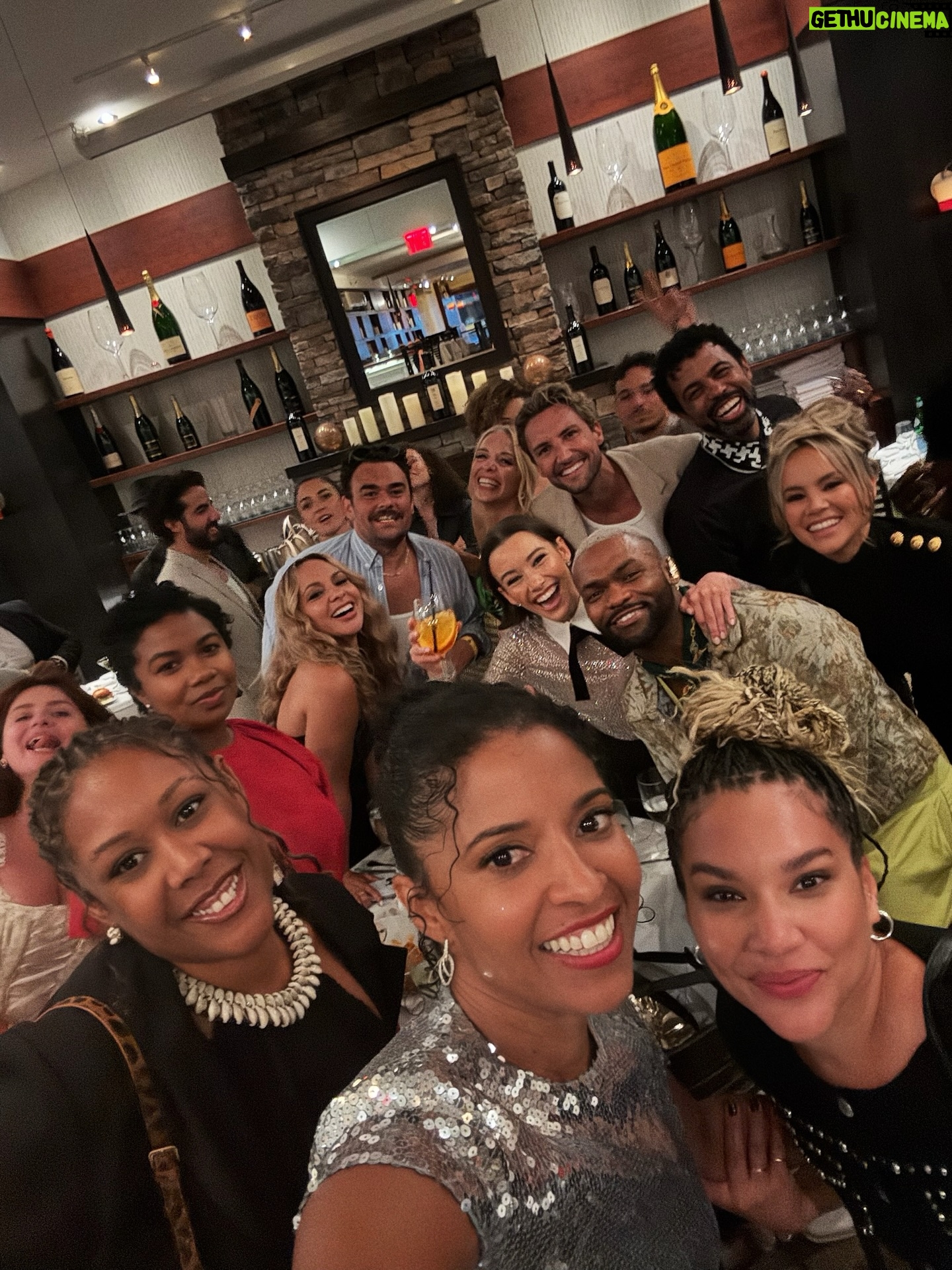 Renée Elise Goldsberry - 24.1K Likes - 1. Gifted with this silver sequins gown. Ready to shine in @sergiohudson!

2. Giving my best over the shoulder to show off the slit in this dress. “Who, me?!”

3. My husband and my daughter! By my side.

4. My sisters! Yes, we coordinated beforehand. Silver and gold!

5. Called Lin to find out what he was wearing too! Coordination! 😉🥰

6. Sydney and I didn’t have to coordinate! Both showed up shining. Great minds! (Thx for the vid @maclovic)

7. Almost all of us…So happy together!

8. My niece @KaylaGoldsberry! Best date ever!

9. Red carpet candid!

10. Me and Kimani! Her love lifts our family. 

11. Ant and Eph!

12. My heart exploded when I saw my G5E sister! @BusyPhilipps

13. @oaksmash! Congratulations!

14. My baby girl

15. Ron Chernow. It all started with your book.

16-19. After the party is the after party! Thx for hosting Ant! 

20. FaceTime with Groff on the way home. Everyone was there in spirit!