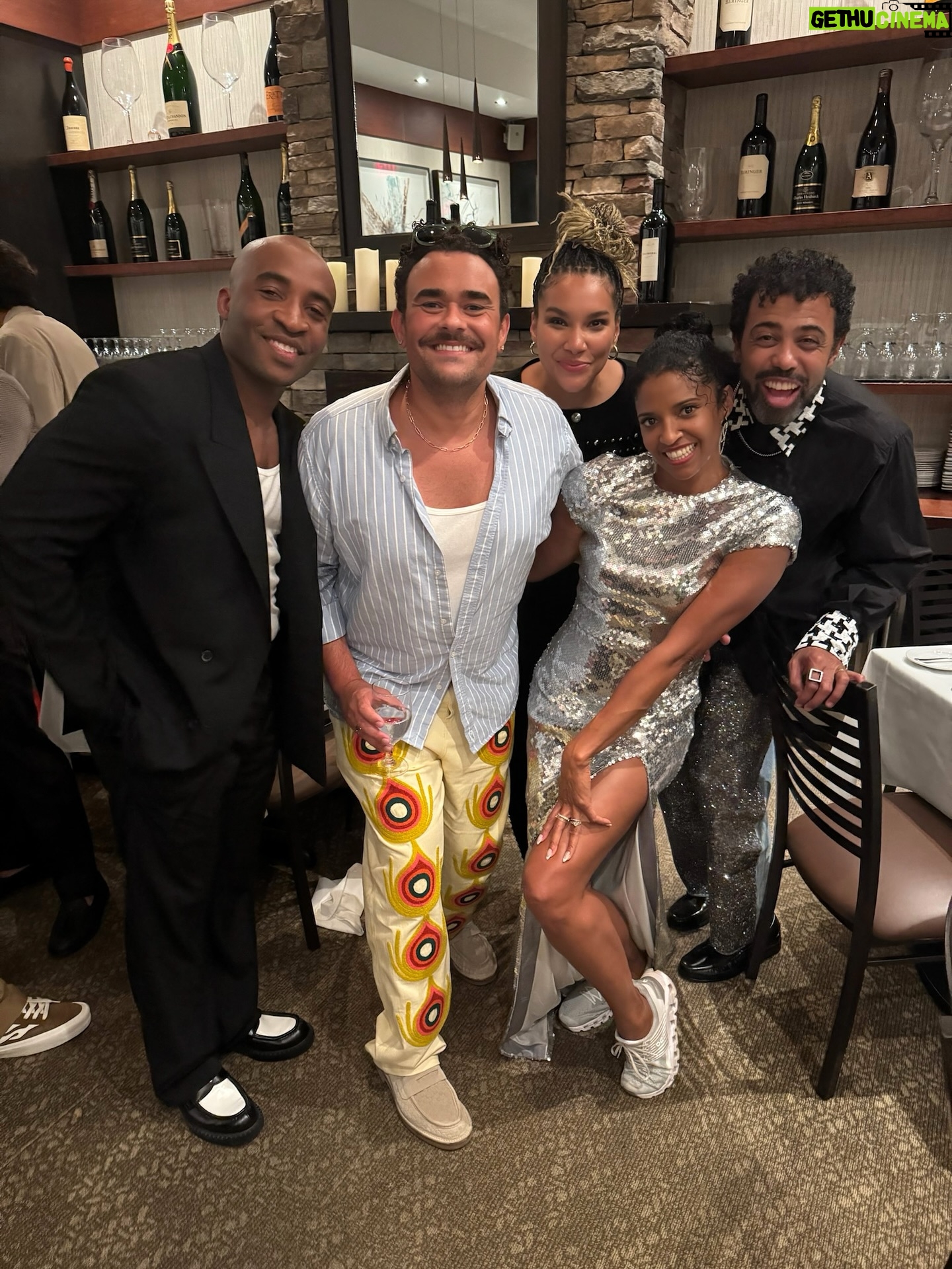 Renée Elise Goldsberry - 24.1K Likes - 1. Gifted with this silver sequins gown. Ready to shine in @sergiohudson!

2. Giving my best over the shoulder to show off the slit in this dress. “Who, me?!”

3. My husband and my daughter! By my side.

4. My sisters! Yes, we coordinated beforehand. Silver and gold!

5. Called Lin to find out what he was wearing too! Coordination! 😉🥰

6. Sydney and I didn’t have to coordinate! Both showed up shining. Great minds! (Thx for the vid @maclovic)

7. Almost all of us…So happy together!

8. My niece @KaylaGoldsberry! Best date ever!

9. Red carpet candid!

10. Me and Kimani! Her love lifts our family. 

11. Ant and Eph!

12. My heart exploded when I saw my G5E sister! @BusyPhilipps

13. @oaksmash! Congratulations!

14. My baby girl

15. Ron Chernow. It all started with your book.

16-19. After the party is the after party! Thx for hosting Ant! 

20. FaceTime with Groff on the way home. Everyone was there in spirit!