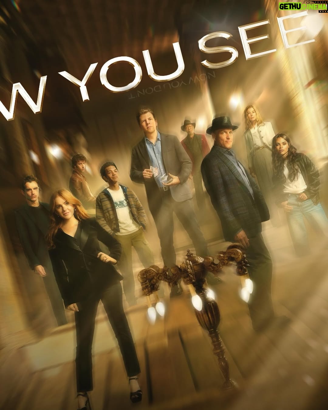 Rosamund Pike - 60.2K Likes - In the world of magic, everything that disappears… reappears. #NowYouSeeMe: Now You Don’t - in theaters November 14.