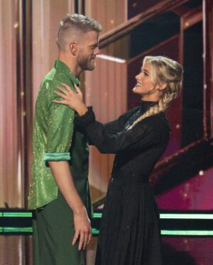 Rylee Arnold Instagram - Feeling devastrated and trying to decipherate saying goodbye to Scott and Rylee last night during #WickedNight 💖 Send them your well wishes today! 💚 #DWTS
