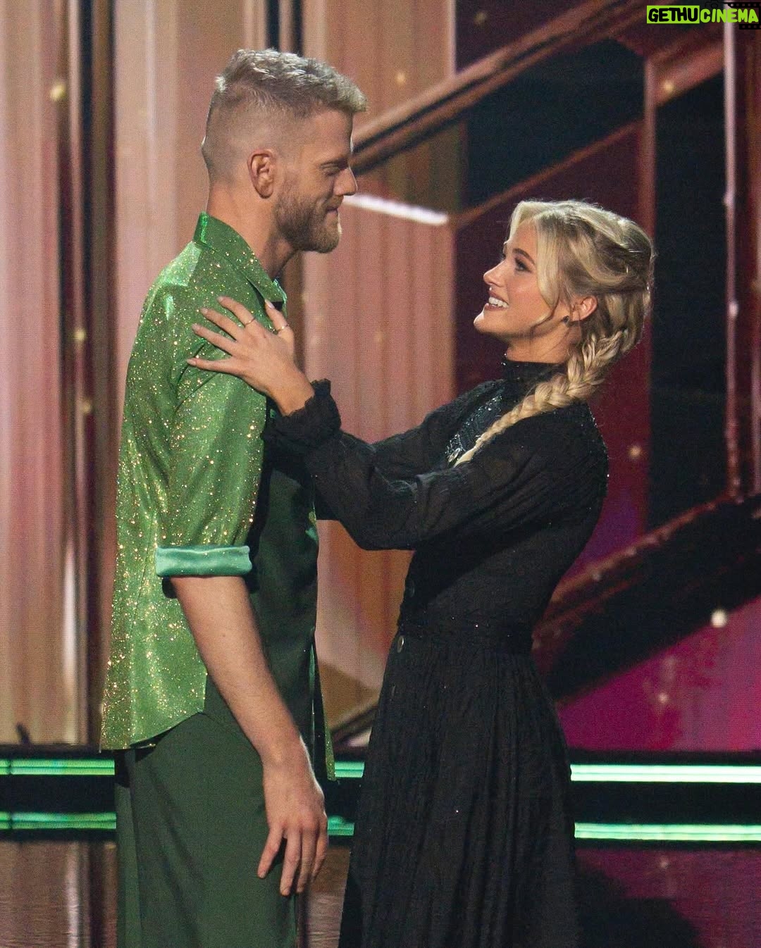 Rylee Arnold - 406.2K Likes - Feeling devastrated and trying to decipherate saying goodbye to Scott and Rylee last night during #WickedNight 💖 Send them your well wishes today! 💚 #DWTS
