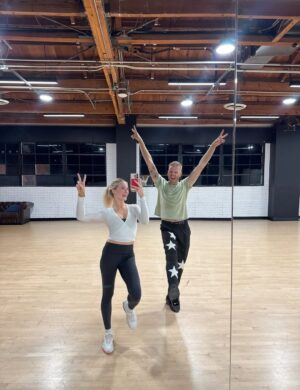 Rylee Arnold Instagram - I truly couldn’t have asked for a better partner this season!! Scott you were so so amazing in every way!! Your patience, work ethic, laughter, and kindness carried me through every single rehearsal and you helped me grow in so so many ways. I’m so proud of everything you did!!!! You worked so hard and you put your entire heart into the competition and I couldn’t be more grateful! You improved so much week by week and it was so surreal to be by your side experiencing it with you. It was absolutely amazing working with a person like you, you have insane creativity, talent, and just everything about this season with you was perfect🥹 I will forever cherish the memories we made this season and I know we will make so many more together! And most of all thank you for being you and lifting me up and being there for me in every way. I couldn’t have done it without you, and gaining a new best friend in this process was just the best part of it all!! Scott is seriously one of the most genuine, kind and caring people I know and I’m so grateful that he is in my life now!! Thank you for this amazing season Scott it was everything and more!! Team RYOTT forever!!!! ✨🫶🏼🪩🥹