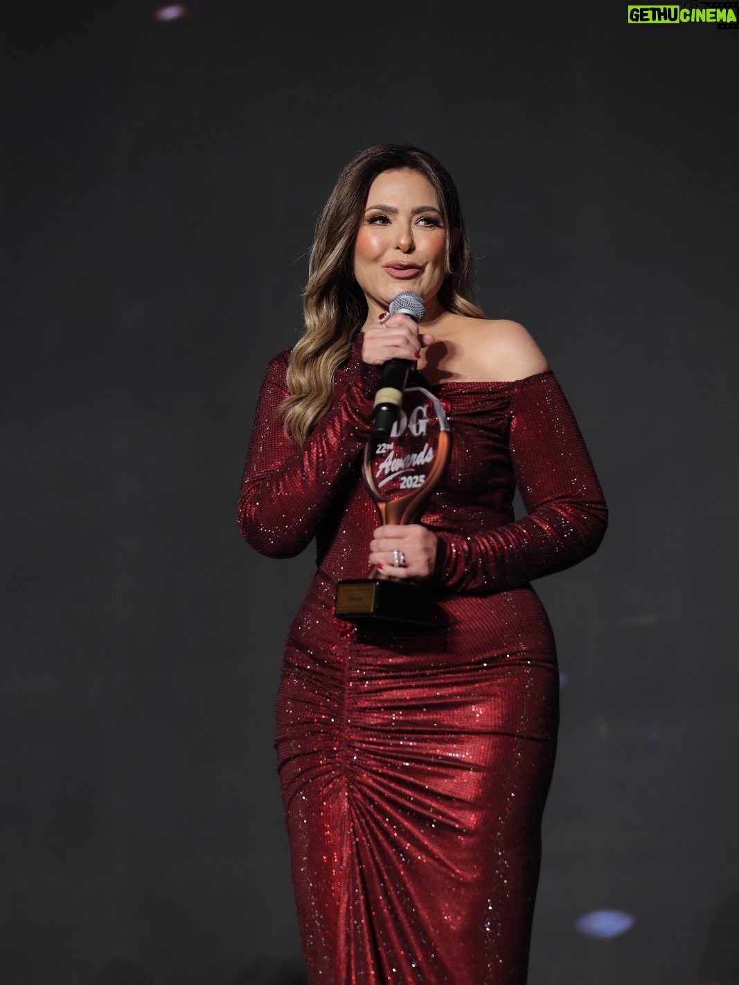 Sabrien - 10.2K Likes - Truly honored to receive the @dearguestco Excellence Award for my role in Ekama Gabreya ..⭐️

Grateful to my incredible team who made this moment unforgettable ❤️

Stylist: @ziadalsaleh 
Dress: @miron.atelier 
Jewellery: @glamour.jewellery 
Clutch: @taleed_lamya 

Make up: @doaa_abdelhady 
Hair: @curls.by.mohamedelsoury 

Photographer: @mustafasaad.89