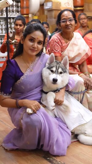 Sai Gayatri Instagram - 🧿❤️ @husky_baby_bairav @bhuvaneswari_bhuvi68 ❤️🧿