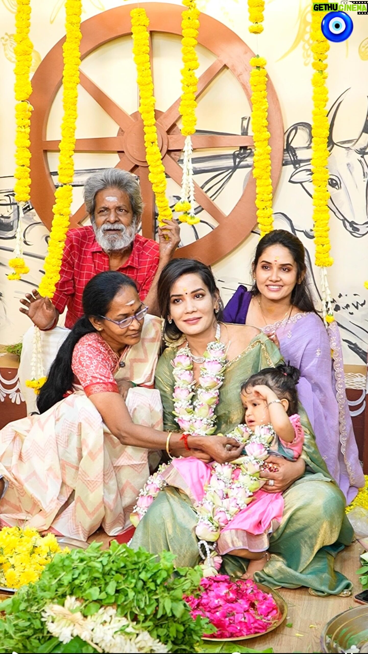 Sai Gayatri - 7.6K Likes - All about our precious PRINCESS 👸🏼❤️🧿ear pricing ceremony 😍🔥🧿🌸A new chapter and a beautiful continuation of our story. So much love for our Queen and her precious little princess❤️Glimpse of Ayra’s Ear Piercing Function🎉🥳🧿❤️
.
Thank you Balaji❤️ for everything 😘🥺
.
#pricess #niece 
#earpiercing #ceremony 🧿❤️