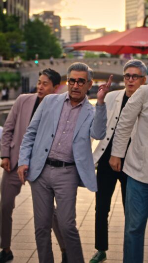 Sarah Levy Instagram - Time to tackle the ultimate bucket list. 

The Reluctant Traveler with Eugene Levy returns September 19.

#TheReluctantTraveler #EugeneLevy #AppleTV #AppleTVPlus