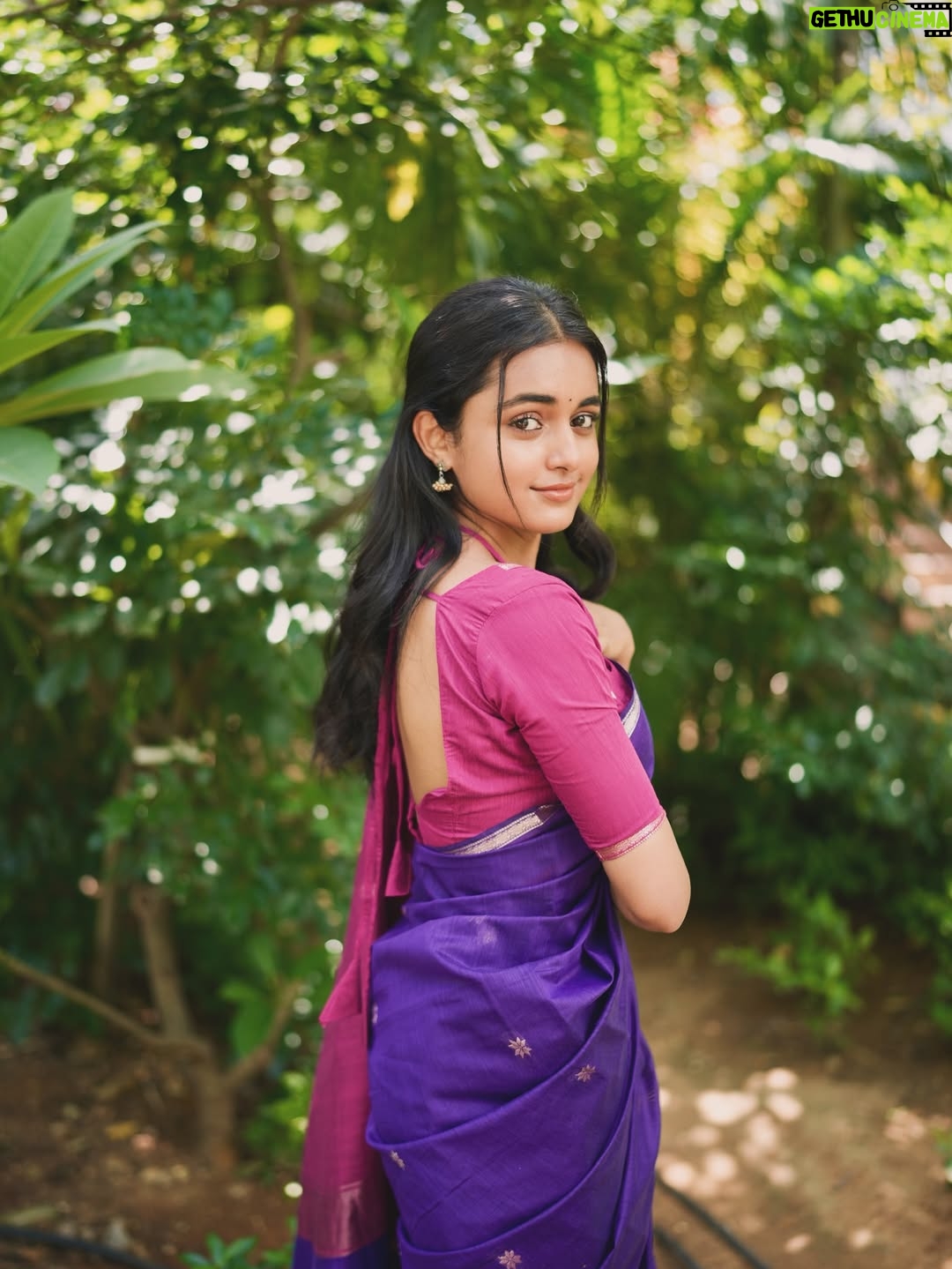 Smeha Manimegalai - 30.3K Likes - Saree @paavaihandlooms 💜

#smeha