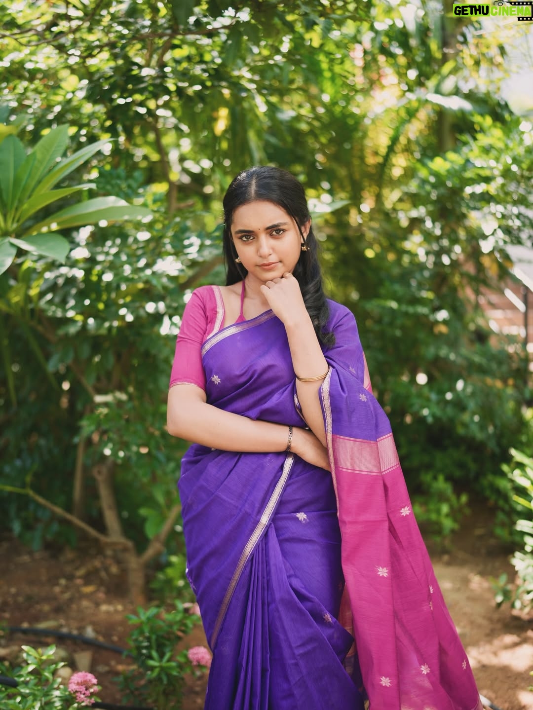 Smeha Manimegalai - 30.3K Likes - Saree @paavaihandlooms 💜

#smeha