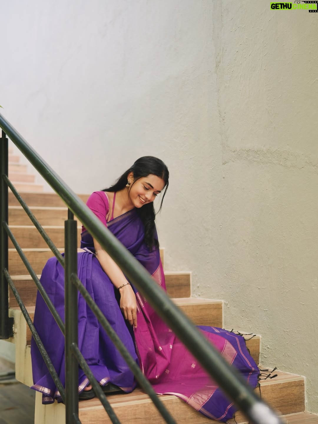 Smeha Manimegalai - 30.3K Likes - Saree @paavaihandlooms 💜

#smeha