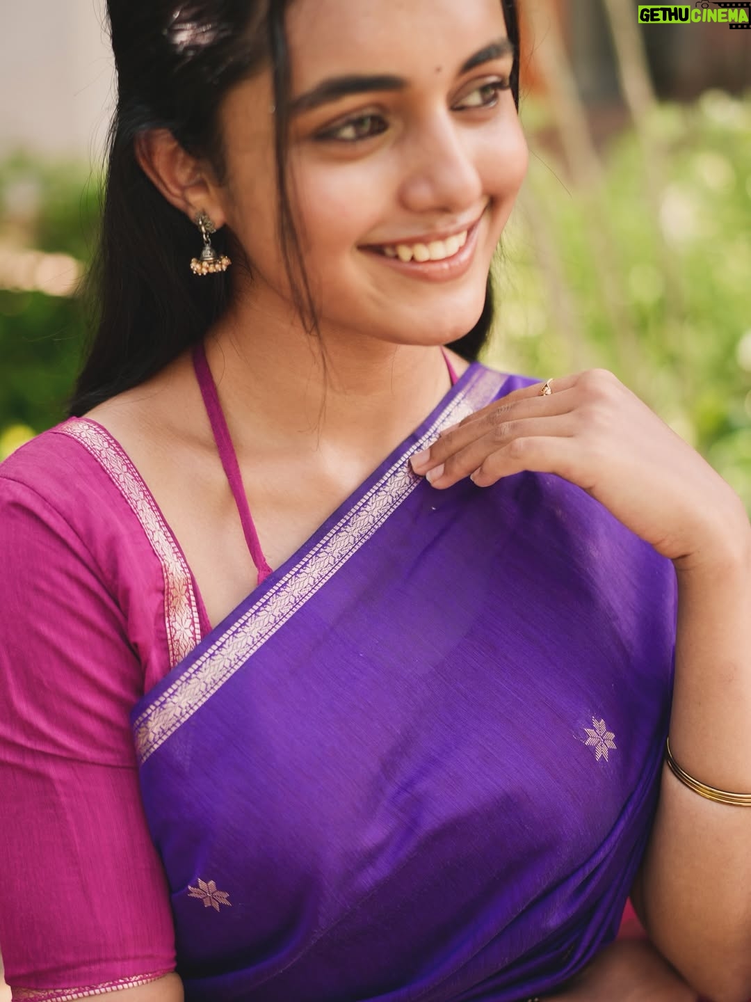 Smeha Manimegalai - 30.3K Likes - Saree @paavaihandlooms 💜

#smeha