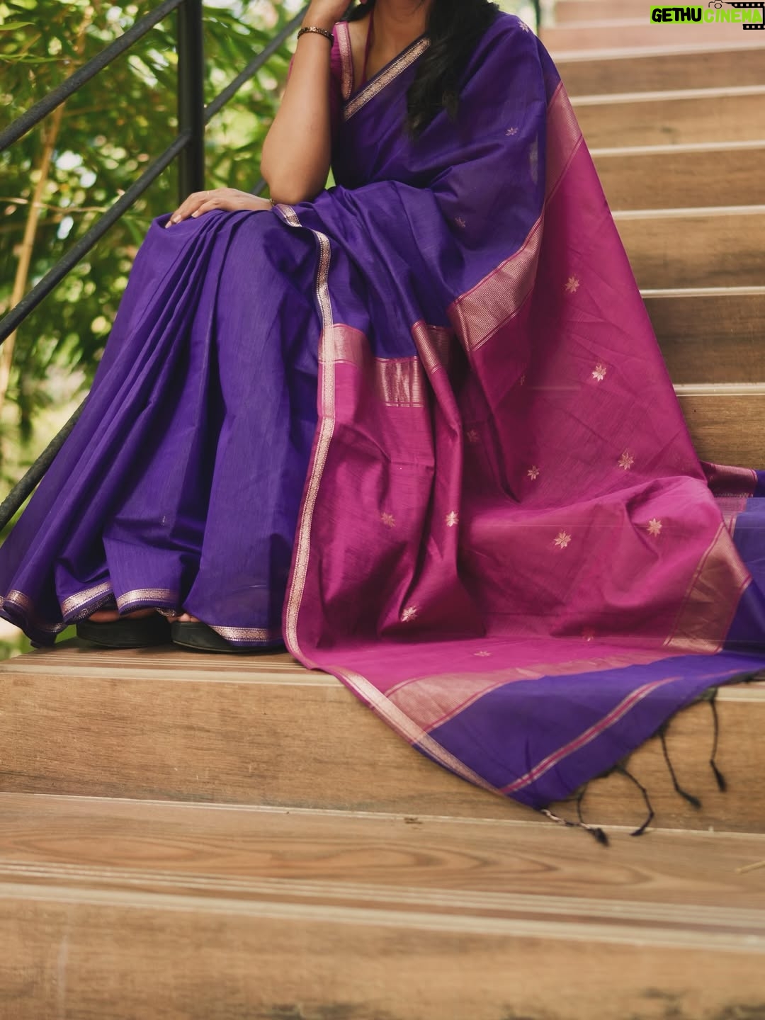 Smeha Manimegalai - 30.3K Likes - Saree @paavaihandlooms 💜

#smeha